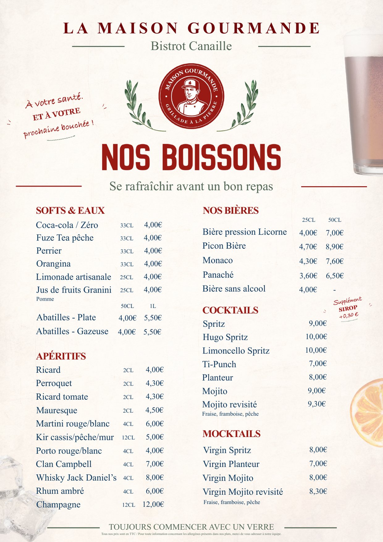 Vins & Boissons